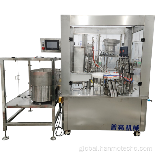 Vial Labeling Machine Automatic Test Tube Vial Filling Capping Labeling Machine Factory